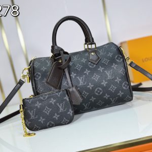 ルイヴィトン モノグラム・エクリプス スピーディ・バンドリエール 25 2way ショルダーバッグ m46271 メンズ レディース