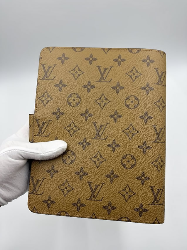 ルイヴィトン風 モノグラム アジェンダ mm 手帳カバー 6穴式 システム手帳 2026年カレンダー付きm20002