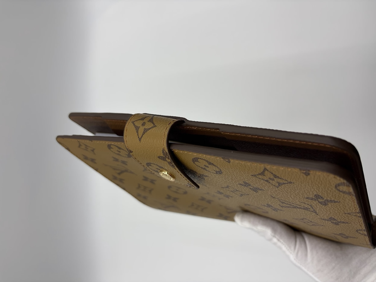 ルイヴィトン風 モノグラム アジェンダ mm 手帳カバー 6穴式 システム手帳 2026年カレンダー付きm20002