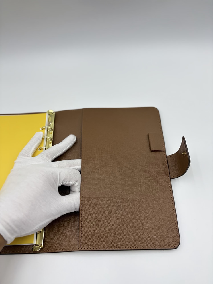 ルイヴィトン風 モノグラム アジェンダ mm 手帳カバー 6穴式 システム手帳 2026年カレンダー付きm20002