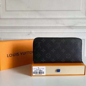 ルイヴィトン モノグラム ファスナー二つ折り財布 m60017
