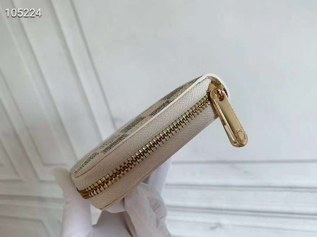 ルイヴィトン モノグラム ファスナー二つ折り財布 m60017