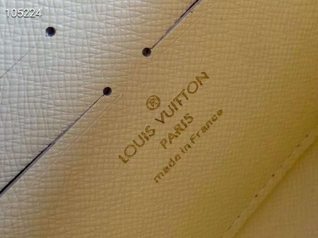 ルイヴィトン モノグラム ファスナー二つ折り財布 m60017