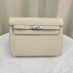 エルメス ケリー ゴールド トゴ シルバー金具 w刻印 ハンドバッグ レディース he001