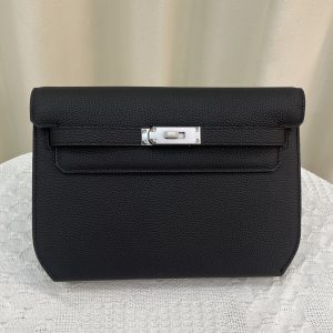 エルメス ケリー ゴールド トゴ シルバー金具 w刻印 ハンドバッグ レディース he004