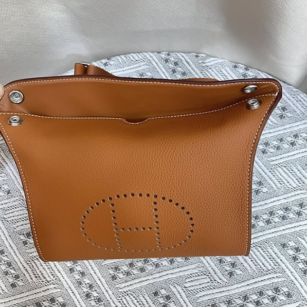 エルメス エヴリン 21 アマゾーヌ tpm トリヨンクレマンス シルバー金具 w刻印 ショルダーバッグ he013