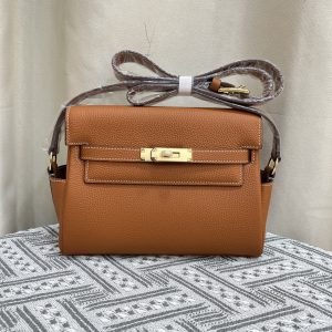 エルメス ゲタ トリヨンクレマンス ゴールド金具 w刻印 ショルダーバッグ レディース he017