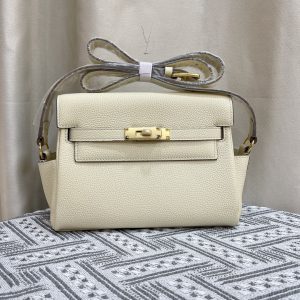 エルメス ゲタ トリヨンクレマンス ゴールド金具 w刻印 ショルダーバッグ レディース he018