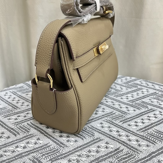 エルメス ゲタ トリヨンクレマンス ゴールド金具 w刻印 ショルダーバッグ レディース he019