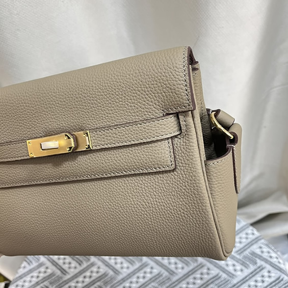 エルメス ゲタ トリヨンクレマンス ゴールド金具 w刻印 ショルダーバッグ レディース he019