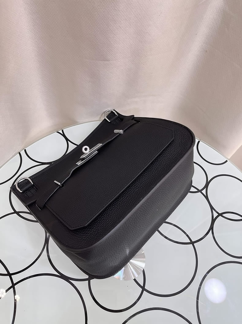 エルメス ゲタ トリヨンクレマンス ゴールド金具 w刻印 ショルダーバッグ レディース he020