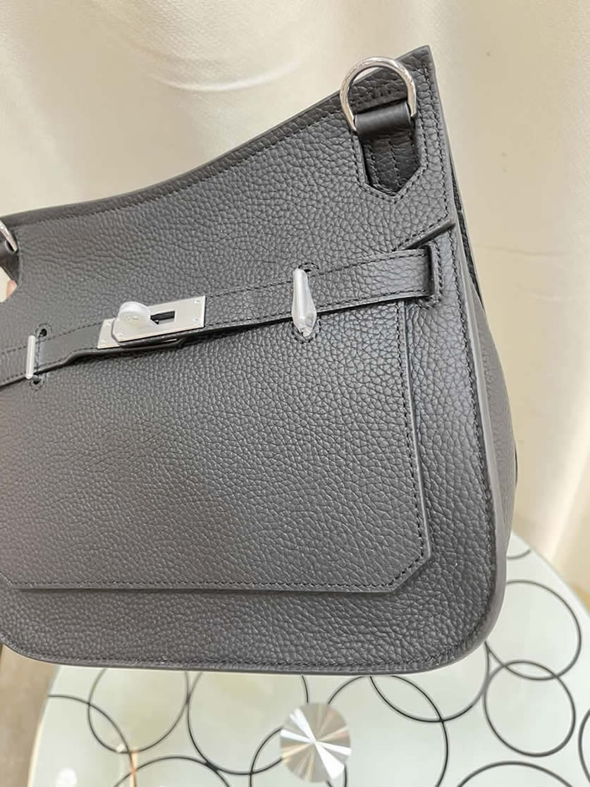 エルメス ゲタ トリヨンクレマンス ゴールド金具 w刻印 ショルダーバッグ レディース he020