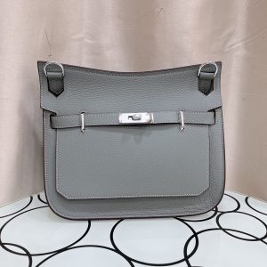 エルメス ジプシエール ミニ トリヨンクレマンス シルバー金具 w刻印 ショルダーバッグ ブラック he022