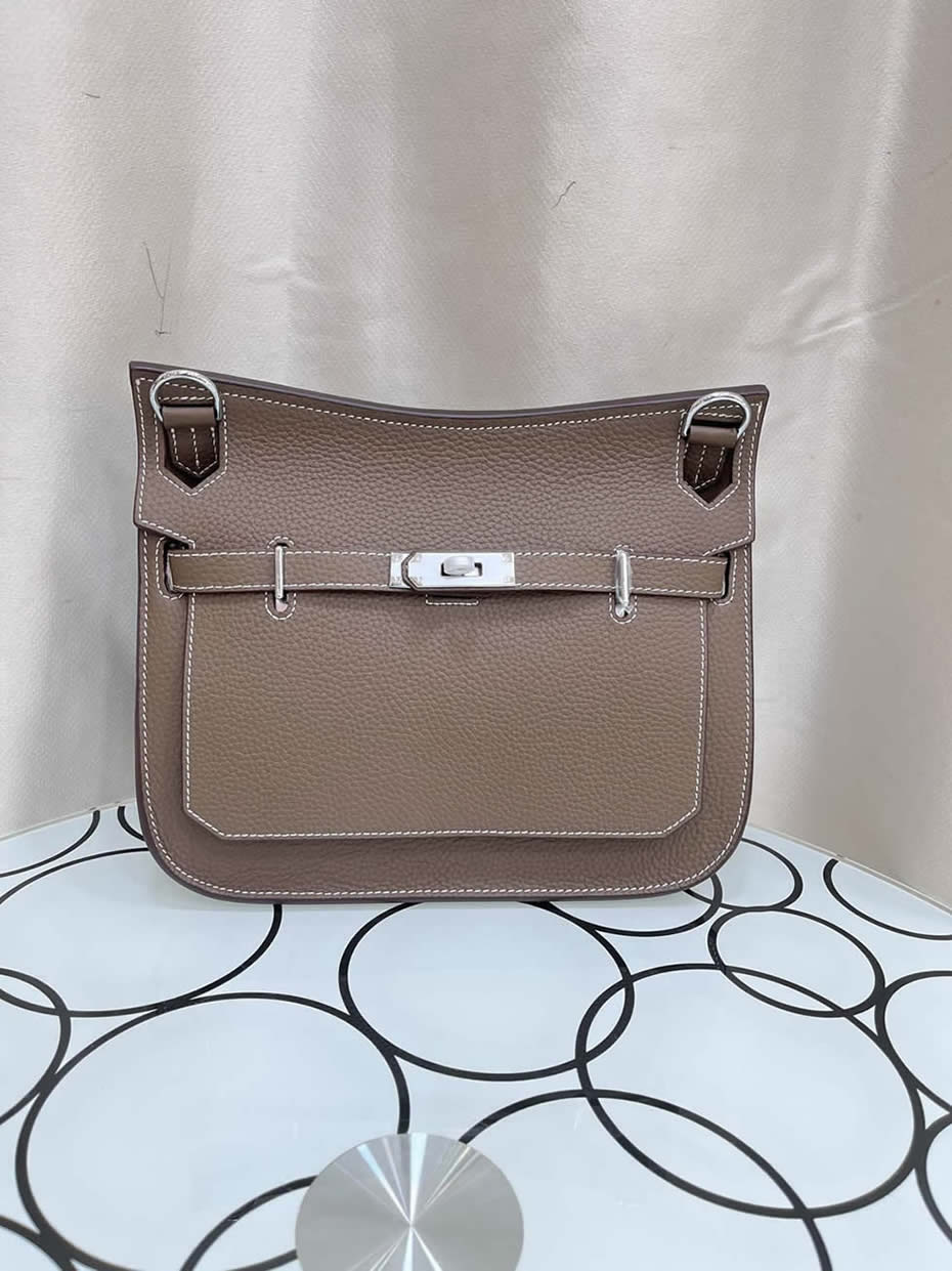 エルメス ジプシエール ミニ トリヨンクレマンス シルバー金具 w刻印 ショルダーバッグ ブラック he023