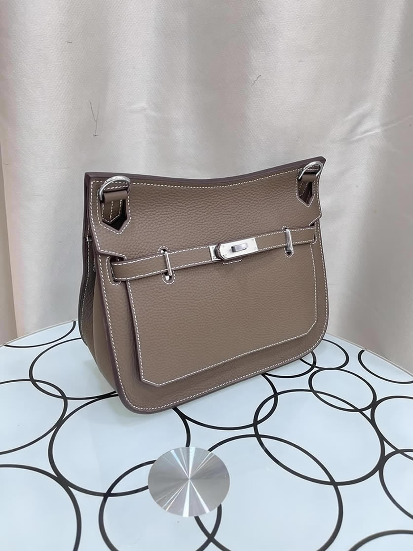 エルメス ジプシエール ミニ トリヨンクレマンス シルバー金具 w刻印 ショルダーバッグ ブラック he023