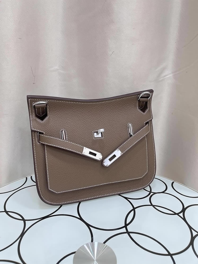 エルメス ジプシエール ミニ トリヨンクレマンス シルバー金具 w刻印 ショルダーバッグ ブラック he023