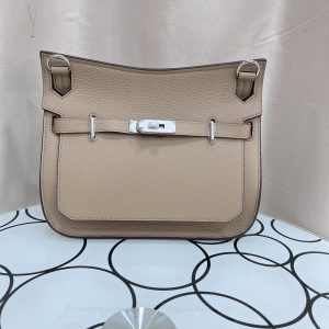 エルメス ジプシエール ミニ トリヨンクレマンス シルバー金具 w刻印 ショルダーバッグ ブラック he024