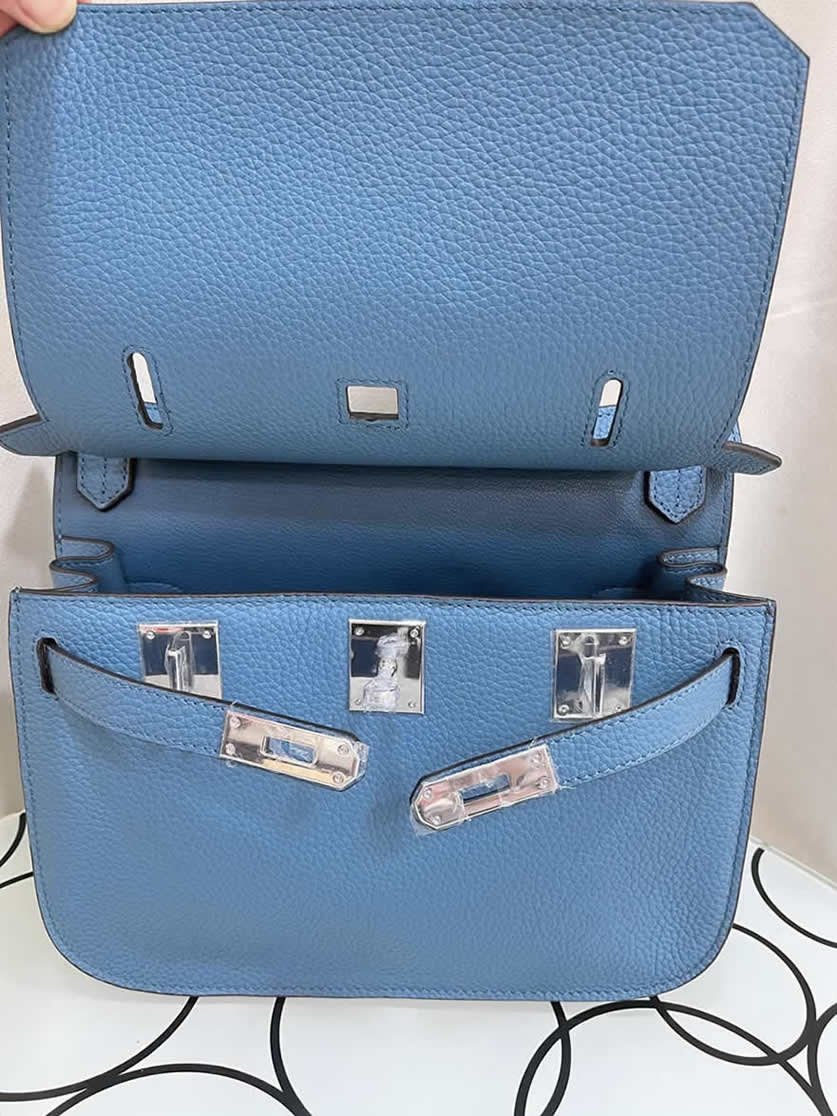 エルメス ジプシエール ミニ トリヨンクレマンス シルバー金具 w刻印 ショルダーバッグ ブラック he025