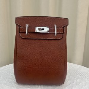 エルメス ケリーアド 2 pm トゴ シルバー金具 w刻印 リュックサック バックパック レディース he038