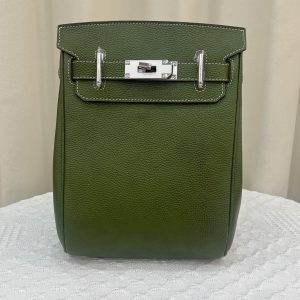 エルメス ケリーアド 2 pm トゴ シルバー金具 w刻印 リュックサック バックパック レディース he039