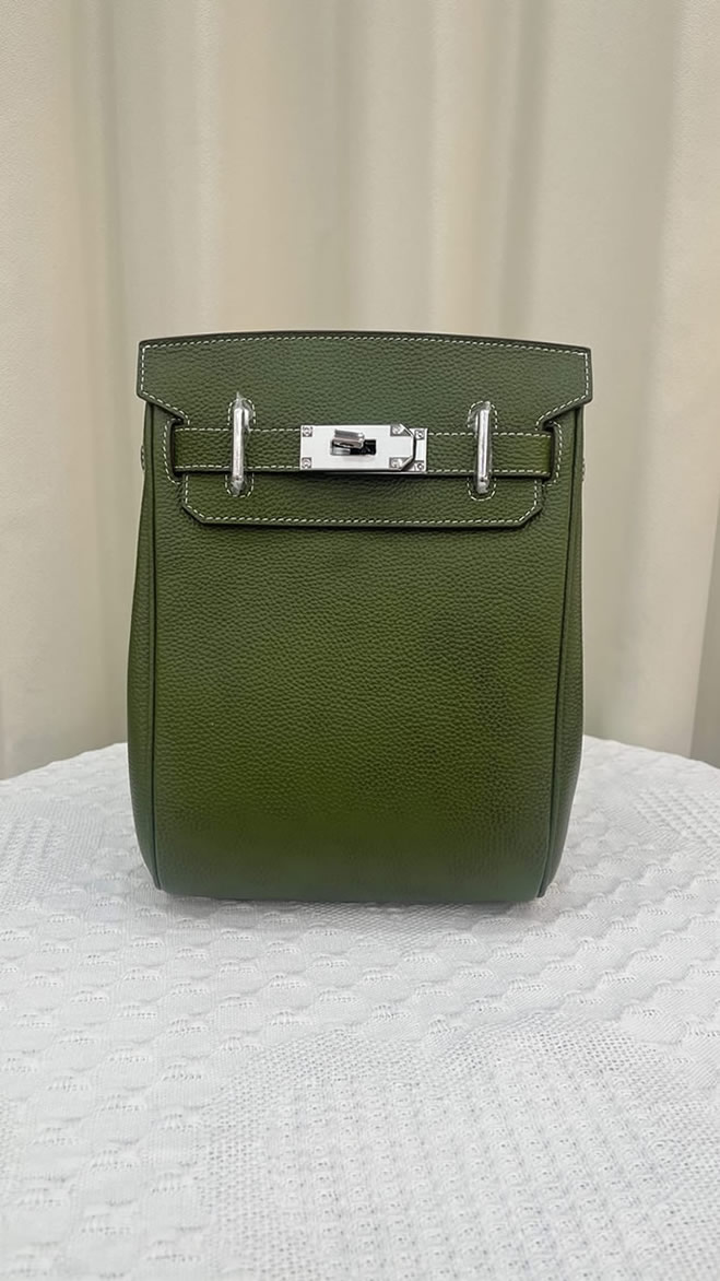 エルメス ケリーアド 2 pm トゴ シルバー金具 w刻印 リュックサック バックパック レディース he039