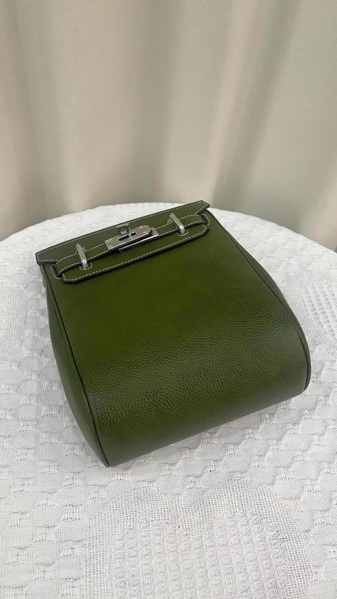 エルメス ケリーアド 2 pm トゴ シルバー金具 w刻印 リュックサック バックパック レディース he039