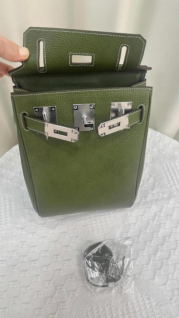 エルメス ケリーアド 2 pm トゴ シルバー金具 w刻印 リュックサック バックパック レディース he039