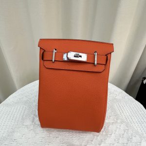 エルメス ケリーアド 2 pm トゴ シルバー金具 w刻印 リュックサック バックパック レディース he039