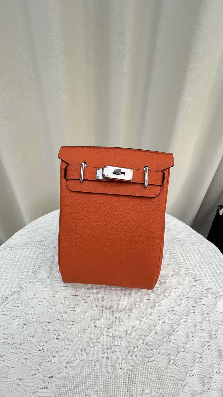 エルメス ケリーアド 2 pm トゴ シルバー金具 w刻印 リュックサック バックパック レディース he039