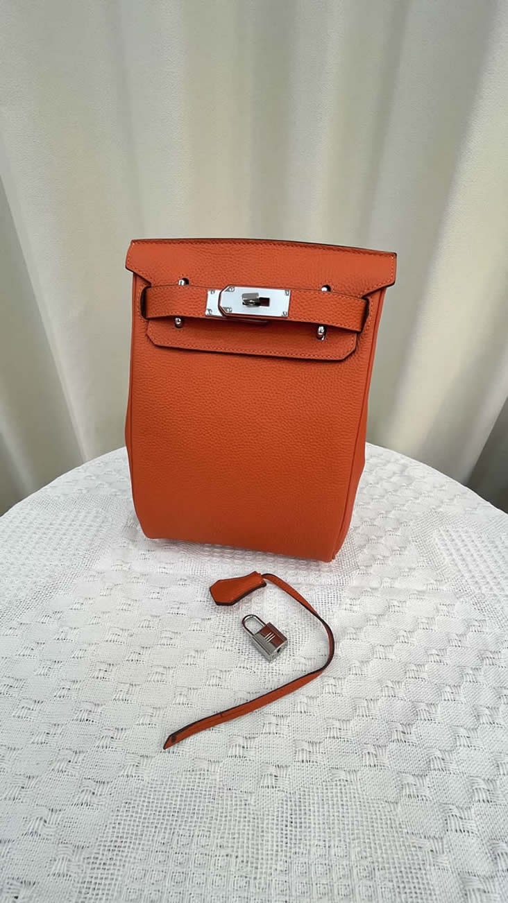 エルメス ケリーアド 2 pm トゴ シルバー金具 w刻印 リュックサック バックパック レディース he039