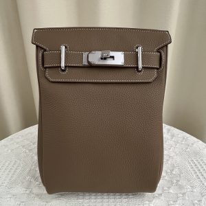 エルメス ケリーアド 2 pm トゴ シルバー金具 w刻印 リュックサック バックパック レディース he040