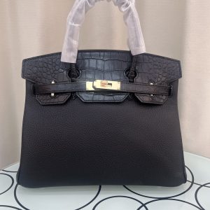 エルメス バーキン 25 30 タッチ ナタ/ベトン アリゲーターマット トリヨンクレマンス 金具 w刻印 he044