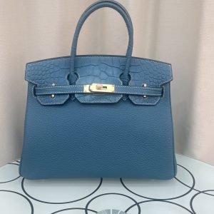 エルメス バーキン 25 30 タッチ ナタ/ベトン アリゲーターマット トリヨンクレマンス 金具 w刻印 he046