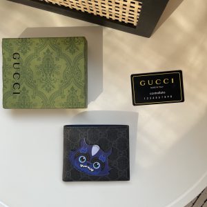 グッチ ggスプリーム モンスター 刺繍 カードケース パスケース 名刺入れ guc855708