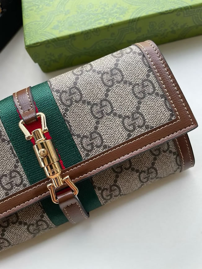 グッチ ジャッキー 1961 ggスプリーム チェーンウォレット ショルダーバッグ guc