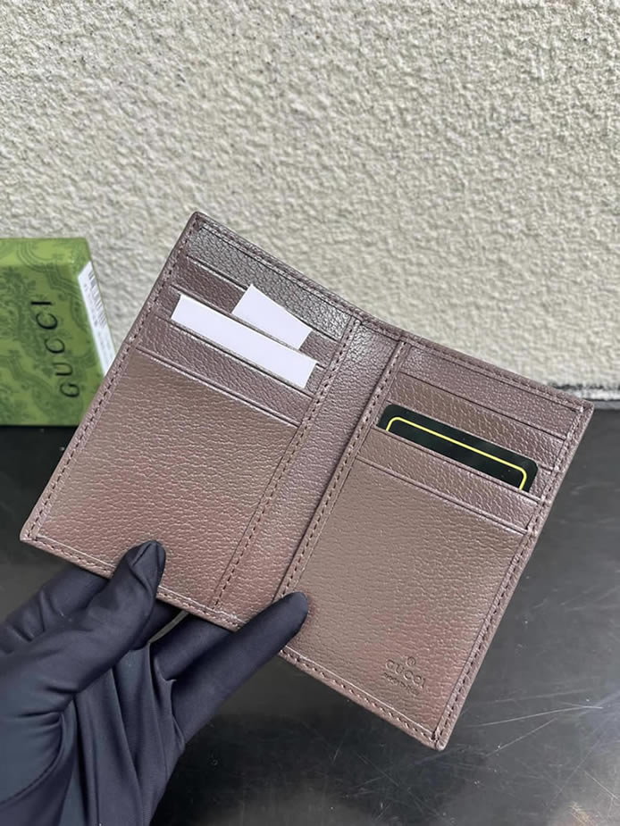 グッチ オフィディア ggスプリーム 迷彩柄 二つ折り カードケース ピンク guc834795