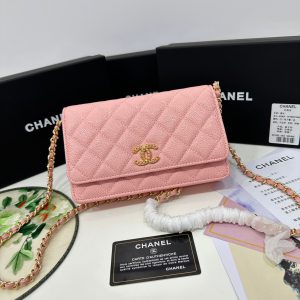 シャネル マトラッセ キャビアスキン チェーンウォレット バッグ レッド ゴールド金具 cha33814 (复制)