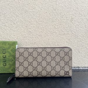 グッチ ggスプリーム キャンバス 二つ折り財布 ベージュ/エボニー guc768243 (复制)