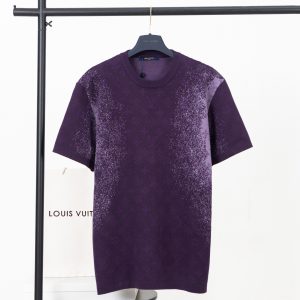 ルイ・ヴィトン lvイニシャル エンボス tシャツ ピーチピンク fs007 (复制)