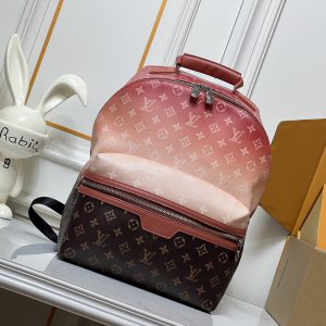 ルイ・ヴィトン モノグラム・グラディエント バックパック ピンク/ブラウン m28025