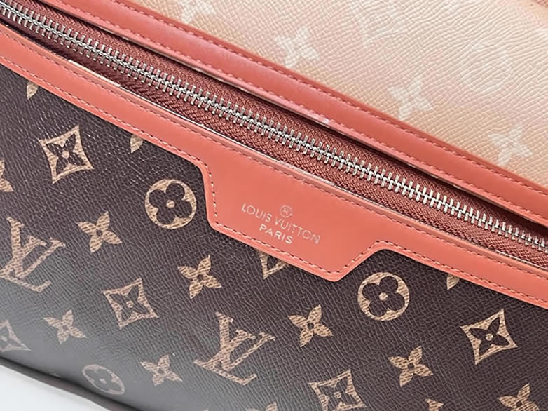 ルイ・ヴィトン モノグラム・グラディエント バックパック ピンク/ブラウン m28025