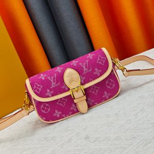 ルイ・ヴィトン マイクロ・メティス モノグラム・デニム フューシャ m27700