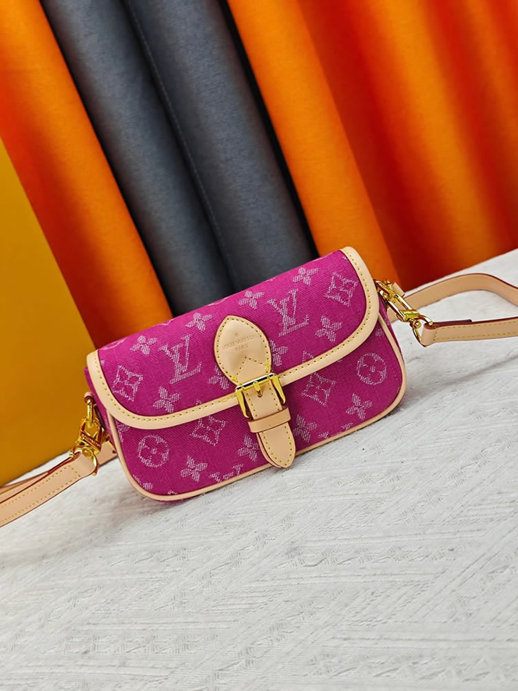 ルイ・ヴィトン マイクロ・メティス モノグラム・デニム フューシャ m27700