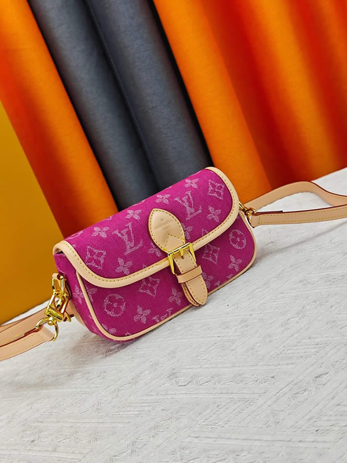 ルイ・ヴィトン マイクロ・メティス モノグラム・デニム フューシャ m27700