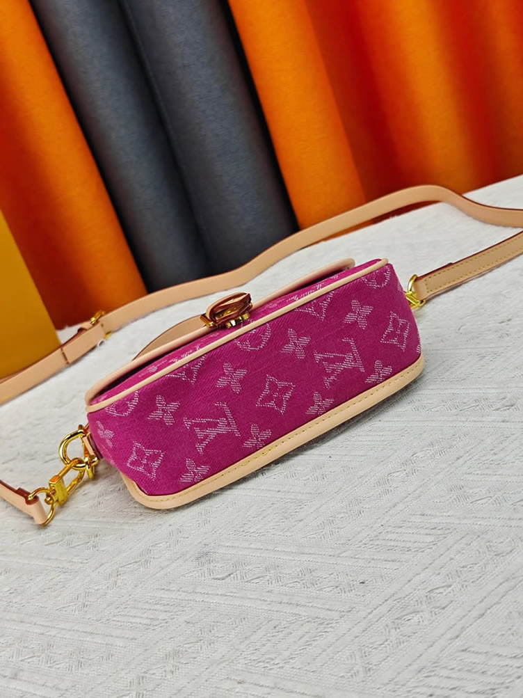 ルイ・ヴィトン マイクロ・メティス モノグラム・デニム フューシャ m27700