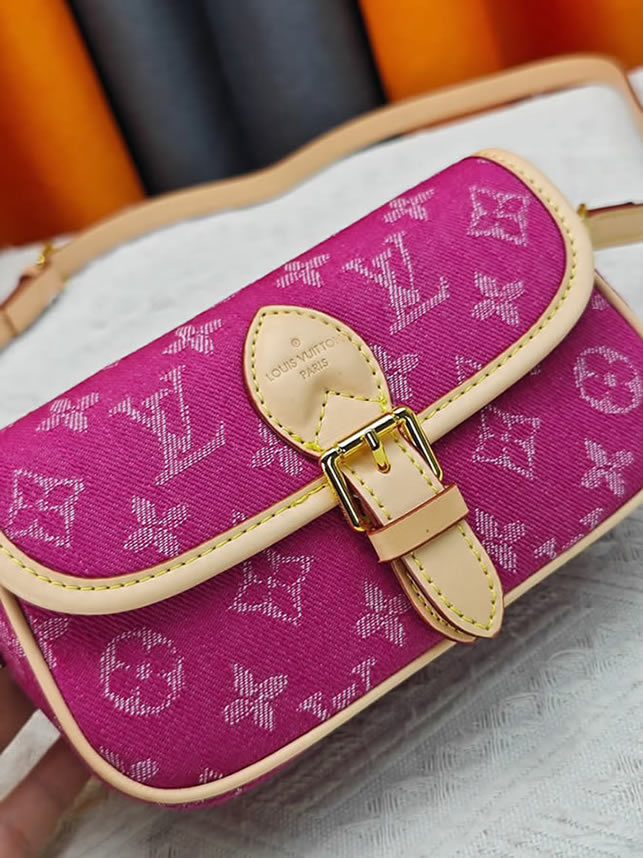 ルイ・ヴィトン マイクロ・メティス モノグラム・デニム フューシャ m27700