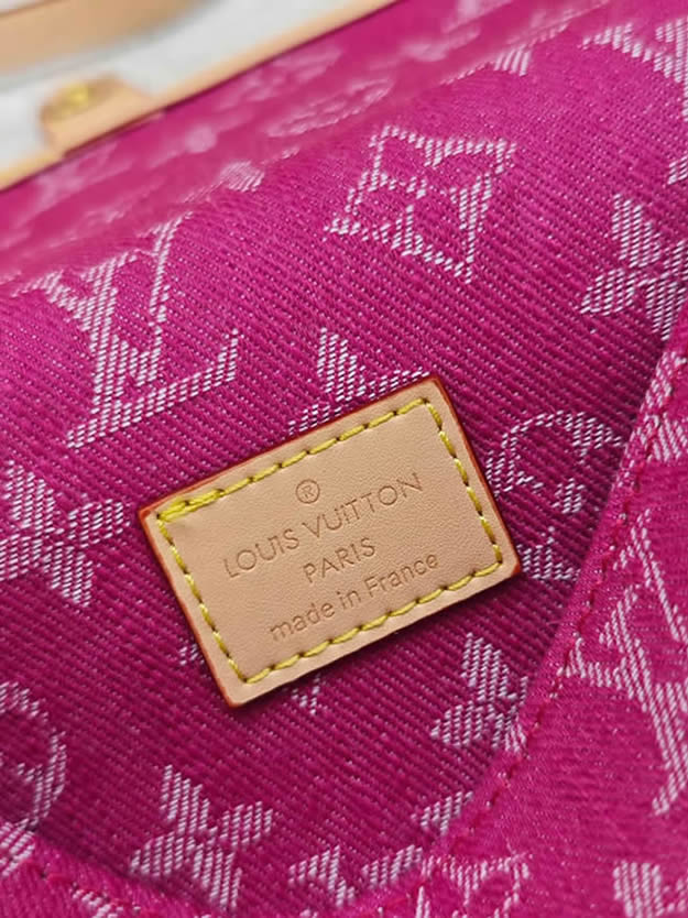 ルイ・ヴィトン マイクロ・メティス モノグラム・デニム フューシャ m27700