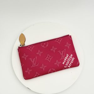 ルイ・ヴィトン ポシェット・クレ モノグラム・ヴェルニ（マゼンタ）m27111