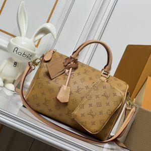 ルイ・ヴィトン モノグラム・アンプラント スピーディ バンドリエール 30 シルバー m18076