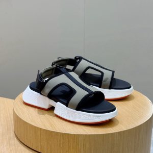 エルメス ゲット サンダル キャンバス カーキ shoes001 (复制)